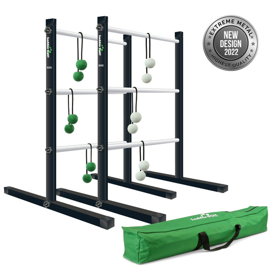 Triumph All Pro Series Press Fit Outdoor Ladderball Set Includes 6 Soft  Ball Bolas and Durable Sport Carry Bag